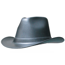 Black Cowboy Hard Hat
